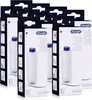 Multiple boxes of DeLonghi water filters are stacked and arranged in a way that showcases the packaging and the product inside. Produktbild-Vorschau