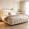 Letto imbottito 140x200 cm con spazio contenitore Anteprima dell’immagine prodotto 5