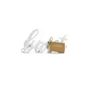 Schriftzug Sweet bar 37x10cm Holz Aufsteller weiß Produktbild-Vorschau 4