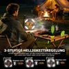3-in-1 Solar Camping Fan mit LED, 4 Geschwindigkeitsstufen, Produktbild-Vorschau 9