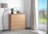 Kommode Massivholz Buche Sideboard Anrichte 4 Schubladen Produktbild-Vorschau 2