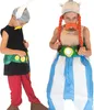 Obelix Kostüm deluxe für Kinder von Vorne mit Asterix Kostüm für Kinder Anteprima dell’immagine prodotto