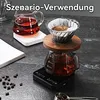 Kaffeewaage, tragbare Mini-Kaffeewaage,105 × 105 × 22 Produktbild-Vorschau 7