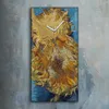 Küche Wohnzimmer Wand Leinwand Uhr 30x60 Zwei geschnittene Produktbild-Vorschau 2