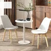 HOMCOM Eettafel, runderhouten keukentafel voor 2 personen, Productafbeelding-voorbeeld 2
