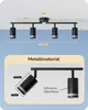 EDISHINE Plafondlamp met 4 lampen, zwart, LED, draaibaar, Productafbeelding-voorbeeld 4