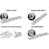 A collage of images showing different configurations and applications of a cooling fan system for radiators. Voir les images du produit