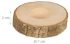 60 portatovaglioli in legno con corteccia, A x P: 2 x 7 cm, Anteprima dell’immagine prodotto 4
