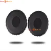 Two black ear pads for headphones are shown against a white background. Produktbild-Vorschau