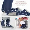 LaLoona Baby Krabbelstrumpfhose mit ABS Sohle - Sterne/Blau Produktbild-Vorschau 13