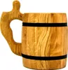 MyBer® Bierkrug aus Massivholz Eiche Krug Holzkrug ca. 0,5L Produktbild-Vorschau 2