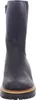 A front view of a black boot. Voir les images du produit