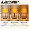 LED-Nachttischlampe im Retro-Design, dimmbare Tischleuchte Produktbild-Vorschau 2