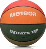 Piłka koszykowa Meteor What's up 5 zielony/pomarańczowy Podgląd zdjęcia produktu 1