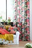 STOF | rideau - 135 x 260 cm - rose - vert - manière Voir les images du produit 3