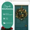 MeisterHome ® Künstlicher Weihnachtskranz Adventskranz für Produktbild-Vorschau 4