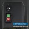 Close-up of a control panel with an on/off switch and indicator light. Produktbild-Vorschau
