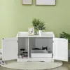 PawHut kattenkast voor kattenbak, kattenhol, kattenwc met Productafbeelding-voorbeeld 2