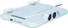 A white charging station with cooling fans for a gaming console. Anteprima dell’immagine prodotto