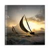 DEQORI Glasbild Echtglas 50x50 cm 'Segel im Sonnenlicht' Produktbild-Vorschau 2