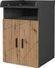 Fasciatoio Vicco Irma Antracite/Rovere dorato 60 x 97 cm Anteprima dell’immagine prodotto 1