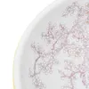 vidaXL Aufsatzwaschbecken Weiß und Gelb Rund Ø41x14 cm Produktbild-Vorschau 5
