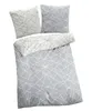 Dormisette Biber biancheria da letto 2 pezzi grigio argento Anteprima dell’immagine prodotto 4