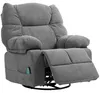 HOMCOM Relaxsessel mit Massagefunktion, Drehbarer Produktbild-Vorschau 1