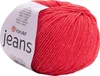 A ball of red yarn with a label. Voir les images du produit