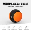A 3kg medicine ball is shown against a plain background, with descriptive text and icons below. Náhľad obrázku produktu