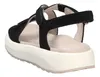 Joya Jenny Black Sandale, Veloursleder, Klettv., Produktbild-Vorschau 3