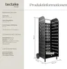 Product information and dimensions for a log cart. Náhled obrázku produktu