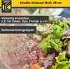 Karl Krüger 101281 Schüssel emailliert, weiß, Ø 28 cm Produktbild-Vorschau 4