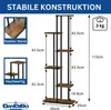 A diagram showing the dimensions and features of a multi-tiered plant stand. Produktbild-Vorschau