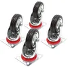 Wiltec Lenkrollen Set 4x Transportrolle mit Vollgummirad Produktbild-Vorschau 2