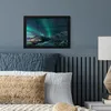 MuchoWow® MuchoWow® Gerahmtes Poster Nordlicht - Berg - Produktbild-Vorschau 4