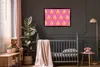 MuchoWow® MuchoWow® Gerahmtes Poster Banane - Muster - Rosa Produktbild-Vorschau 4