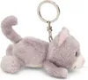 Nici Schlüsselanhänger Katze grau 10cm liegen Produktbild-Vorschau 2