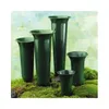 Grabvase in Tulpenform Höhe 26cm Kunststoff grün Produktbild-Vorschau 1