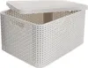 Panier Curver STYLE2 LID M, creme, avec couvercle, 42x29x19 Voir les images du produit 17