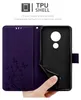Cadorabo kryt pre Motorola MOTO G7 POWER in FLORAL DARK Náhľad obrázku produktu 5