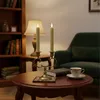 Relaxdays, juego de 2 velas LED de pie, color crema Vista previa de la imagen del producto 3