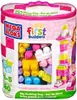 Sáček na stavebnice Mega Bloks růžový (80 dílků) Náhled obrázku produktu 25