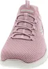 A close-up front view of a pink Skechers shoe. Produktbild-Vorschau