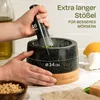 Moździerz z tłuczkiem wykonanym z granitu - Do dokładnego Podgląd zdjęcia produktu 4