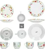 30 ks Kombinovaný servis Variant flowers porcelán 6 osob Náhled obrázku produktu 5