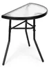 Halbrunder Couchtisch aus Glas für Balkon, Terrasse, Produktbild-Vorschau 8