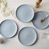 Teller set 4er Ø21,8 cm Keramik Speiseteller Salatteller Produktbild-Vorschau 8