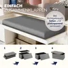CASARIA® Sitzbank mit Stauraum Anthrazit Cord Faltbar Produktbild-Vorschau 8