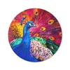MuchoWow® Mauspad Mousepad Gemälde - Vogel - Pfau - Produktbild-Vorschau 1